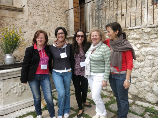 From left: Emiliana, Giulia, me, Katy, Susanna