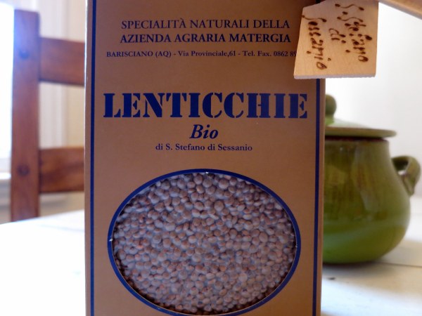 Tiny organic lentils from Santo Stefano di Sessanio in Abruzzo