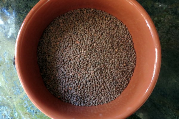Santo Stefano's prized lentils are not available outside of Abruzzo. The local shopkeeper who sold them to me said that last autumn's harvest yielded an even smaller crop than usual due to dry weather conditions.